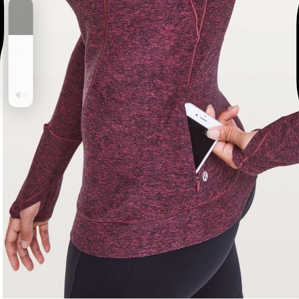 Lululemon Cypress Kiss Long Sleeve Heathered
Star Ruby/Black 4 - Picture 3 of 8